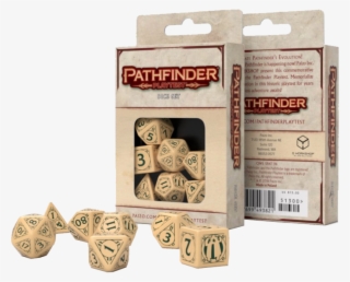 Q Workshop Pathfinder Playtest 7 Die Set - Pathfinder 7 Dice Set - Skulls & Shackles #6360336