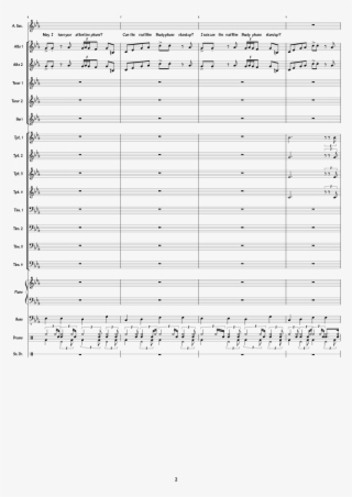 The Real Slim Shady Sheet Music Composed By Arr - Stompin At The Savoy Big Band Score #6362323