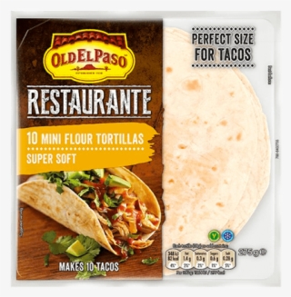 Restaurante Mini Tortillas - Old El Paso Soft Flour Tortilla #6364000