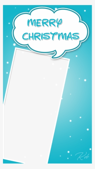 Sky Blue Christmas Frame - Sky Blue Christmas #6364318