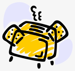 Vector Illustration Of Small Electric Kitchen Appliance #6365281