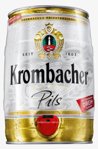 Krombacher Pilsener German Beer Keg 5000 Ml / 500 Cl - Krombacher 5l Fass #6366128