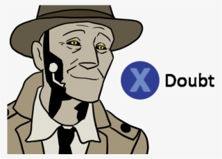 Fallout 4 Nick Valentine Silly Art Tag - Cartoon #6366606