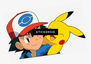 Pikachu Smiling Pokemon - Ash And Pikachu Png #6366862