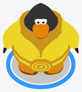 C 3po Costume In Game - Club Penguin Blue Penguin #6367392