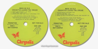 Etiquetas Lados 1 Y - Chrysalis Records #6367904