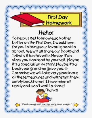 Have Students Bring Their Favorite Books/stories The #6369340