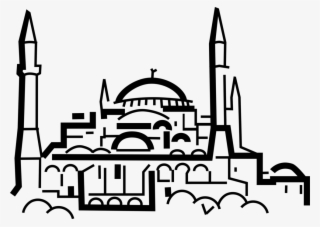Vector Illustration Of Hagia St - Hagia Sophia Clipart Png #6369508