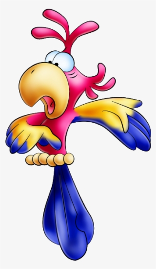 Cartoon Birds, Funny Birds, Tropical Birds, Animals - Parrot #6369511