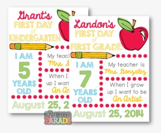 First Day Of School Editable Printable #6369705