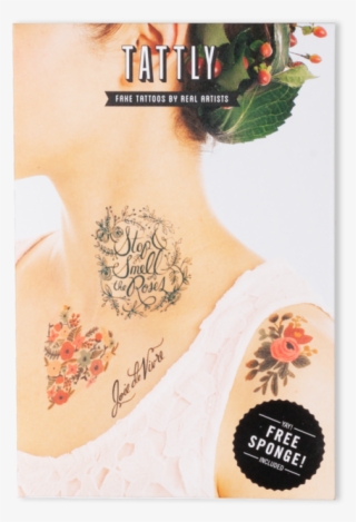 Floral Set - Tattly Temporary Tattoos Floral Set, 1 Ounce #6370326