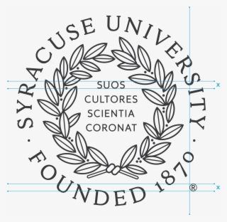 Trademark Placement Is On The Bottom Right Of The Seal - Syracuse University Seal #6370936