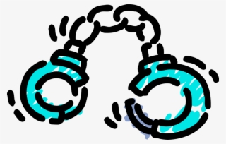 Handcuffs Physical Restraint Vector Image Illustration - Handcuffs #6372287