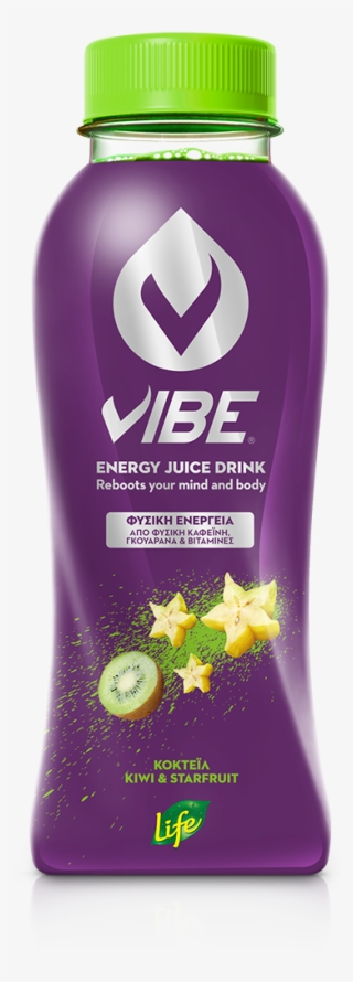 Vibe By Life Energy Juice Drink Kiwi & Starfruit 330ml - Carambola #6374222