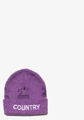 Image Of Purple Ghost Country Beanie - Beanie #6374979