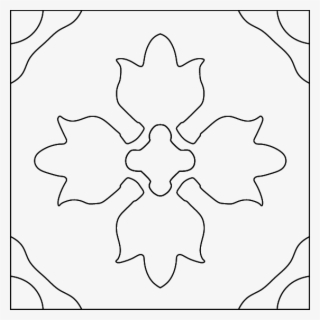 F4-alhelí 20×20 - Line Art #6376113