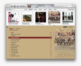 Album Artwork Is Reflective Below It In Itunes 11 - Mumford & Sons - Babel (cd) #6377338
