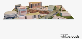 3d Printed Whiteclouds St Judes Architecture Flintco - Commercial Building #6378483