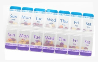 Push-button Am/pm Weekly Pill Planner #6380140