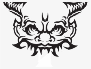 Demon Clipart Line Drawing - Transparent Demon Clipart #6380560