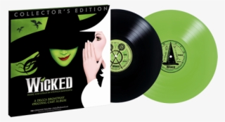 Clip Art This Collector's Edition Vinyl Features The - Wicked Soundtrack Green Vinyl #6381501