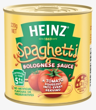 Heinz Spaghetti In Bolognese Sauce 220g - Heinz Spaghetti Tomato & Cheese Sauce 220g #6382110