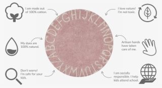 From A To Z, With This Collection You Have Lots Of - Lorena Canals Bubbly Basket Pink #6383730