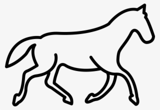 Trot Horse Outline Comments - Horse Outline Svg #6384970