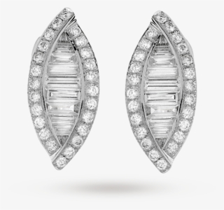 Diamond Tragus Earrings At Jewelry Store - Mappin & Webb Beaumont 18ct White Gold 0.87cttw #6387550