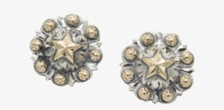 Vogt Silversmiths Matilda Sterling Berry Conchos With - Earring #6387602