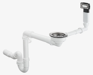 D12-10 Manual Waste And Overflow Set For Sink - Überlaufgarnitur Waschbecken #6387701