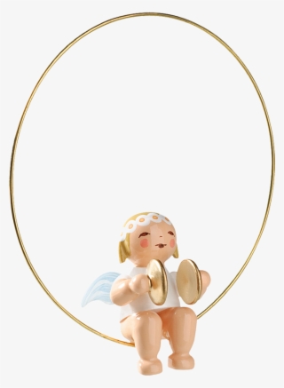 Christmas Tree Angel In Ring With Cymbals - Wendt Und Kühn Christbaumengel Im Ring Mit Becken #6387805