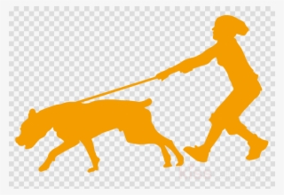 Human With Dogs Silhouette #6388020