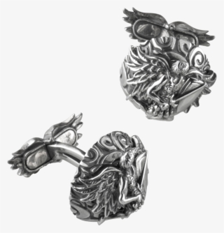 My Guardian Angel Cufflinks, Silver - Silver #6388156