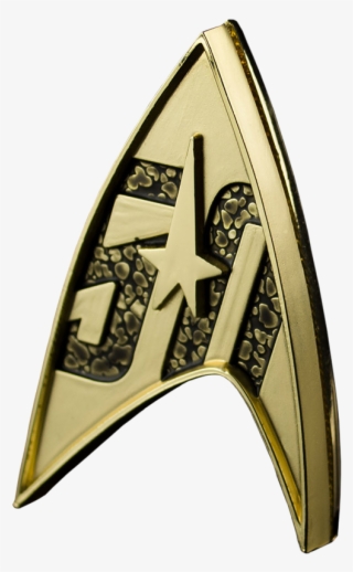 50th Anniversary Magnetic Replica Badge - Star Trek Réplique 1/1 Starfleet Badge 50th Anniversary #6388558