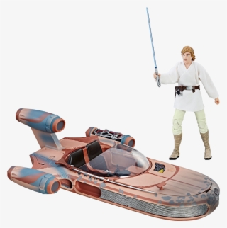 Star - Star Wars The Black Series Luke Skywalker Landspeeder #6389514