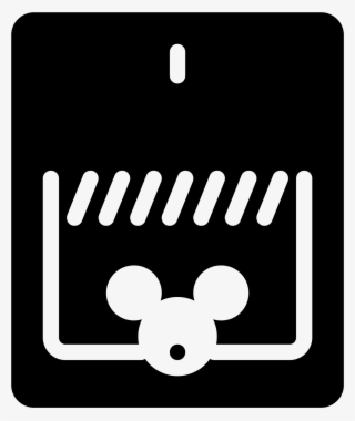 Mouse Trap Mouse Filled Icon - Circle #6389804