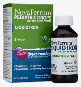Novaferrum Liquid Iron Pediatric Drops - Novaferrum Paediatric Drops Liquid Iron Supplement #6390027