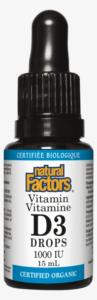 Natural Factors Vitamin D3 Drops 1,000iu 15ml - Vitamin D3 Drops 1000 Iu #6390364