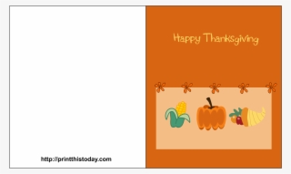 Premium Printable Thanksgiving Note Cards 25 Free Seasonal - Happy Thanksgiving Card Template #6390712