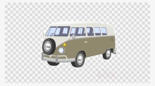 Caravana Png Clipart Volkswagen Type 2 Van - White Volkswagen Bus Vector #6391669
