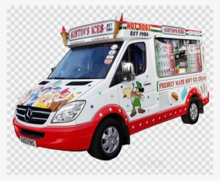 Ice Cream Van Png Clipart Commercial Vehicle Van Ice - Van #6391832