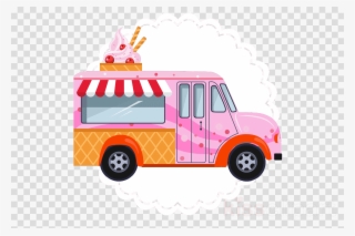 Ice Cream Van Clipart Ice Cream Van Milk - Truck #6391874