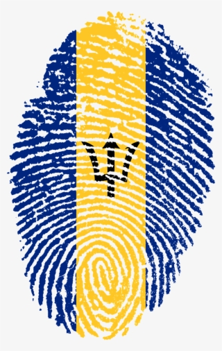 Re-pin If - Barbados Flag Fingerprint #6392784