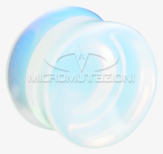 Natural Stone Double Concave Plug Opalite Ear - Circle #6393710