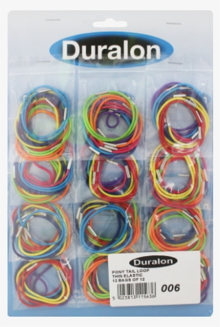 Duralon Pony Tail Loops Carded - Wire #6393764