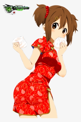 41229709 K-on Hirasawa Yui Cute China Dr - Yui Hirasawa Render #6393768