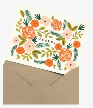 Custom Gorgeous Thank You Card In Envelope - Thank You Card #6393924