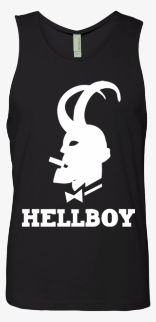 Hellboy Men's Premium Tank Top - Hellboy Play Boy Bunny White Women's T-shirt #6395724