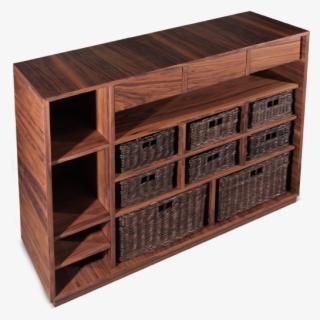 Elgar Shelf Handcrafted Walnut Wood - Cupboard #6397449